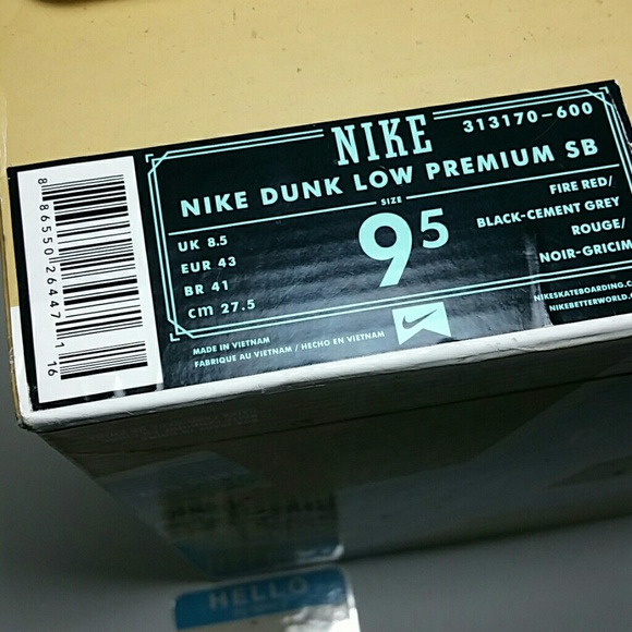 Nike Dunk Low SB SUPREME 9.5 - Picture 7 of 7